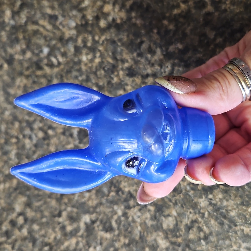 Vintage Plastic Bunnies Made In Hong Kong - Picture 3 of 11